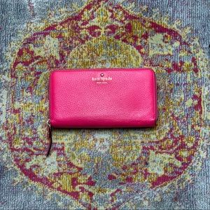 Kate Spade Pink Zip Wallet